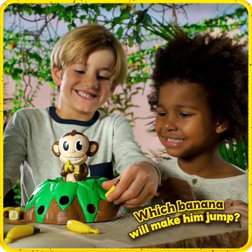 Goliath Banana Blast - Pull The Bananas Until The Monkey Jumps Game - Includes a Fun Colorful 24pc Puzzle by Goliath , Green