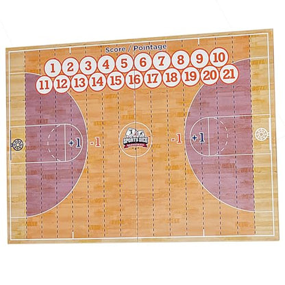 FoxMind Games: Sports Dice Basketball, a Fast-paced dice Game for Kids and Adults. Race to Score Points and Win The Game. Easy to Learn, exciting to Play. 2–4 Players Ages 8+ - style: Basketball
