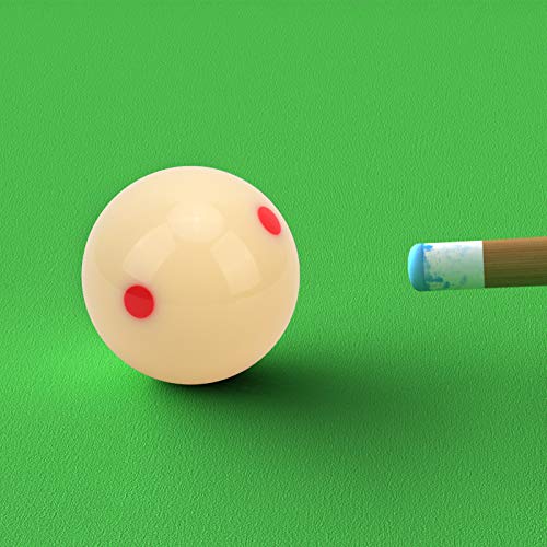Dilwe Cue Ball Snooker Pool, Wear 52.5mm Billiard Snooker Practice Training Cue Ball