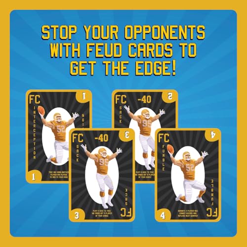 Fast, Fun Football Card Game for Families, Games Nights, Vacations & Tailgates | Enjoyed by Kids, Teens and Adults | Great Football Gift, Birthday Present, Stocking Filler