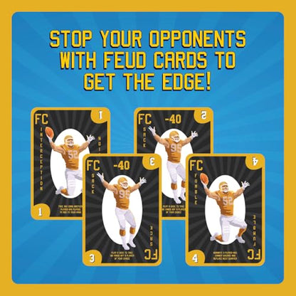 Fast, Fun Football Card Game for Families, Games Nights, Vacations & Tailgates | Enjoyed by Kids, Teens and Adults | Great Football Gift, Birthday Present, Stocking Filler