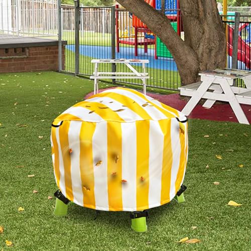Water Table Cover Spiralin' Seas Waterpark Play Outdoor Sand Water Table Cover 34X34X18 inch-Yellow - color: Yellow