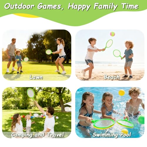Toss and Catch Ball Set+ 6 Set Stick Ball Vest Dodge Ball Game