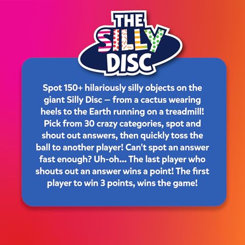 Skillmatics The Silly Disc – Pool Party Game for Kids, Teens & Adults, Funny Spot & Shout Game, Swimming Pool Toy, Outdoor Family Activity, Summer Game, Hilarious Gift for Ages 8, 9, 10 & Up