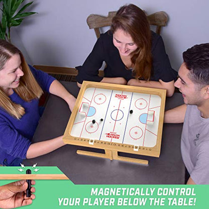 GoSports Magna Hockey Tabletop Board Game - Fast-Paced Magnet Game - style: Magna Hockey