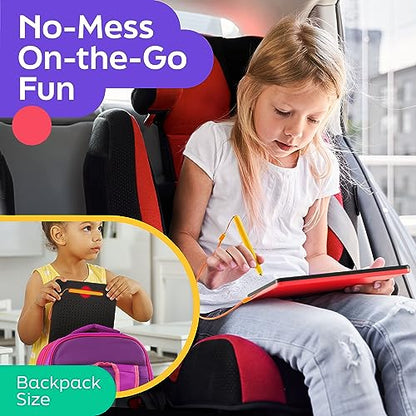 AYNAT FUN Magnetic Drawing Board for Toddlers & Kids - Toddler Doodle & Sketch Toys, Includes Magnet Stylus Pen and Beads for Girls & Boys, Travel & Car Ride Activities - size: Square Black
