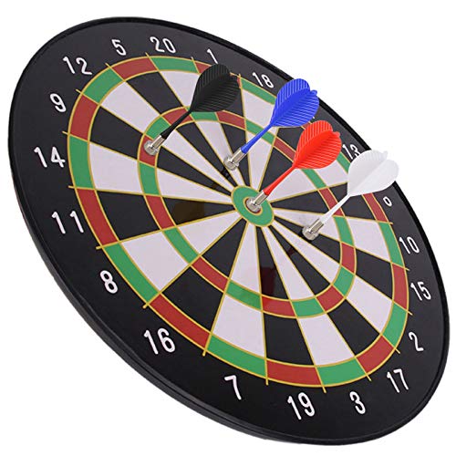 Accmor Magnetic Darts, Magnetic Darts Replacement for Magnetic Dartboard - color: 12 Pack-Red, White, Black, Blue