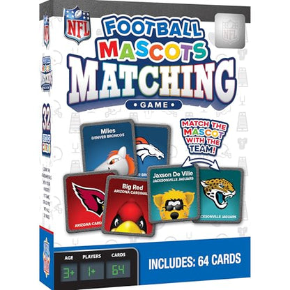 MasterPieces Sports Games - NFL Mascots Matching Game - Game for Kids and Family - Laugh and Learn - style: Mascots