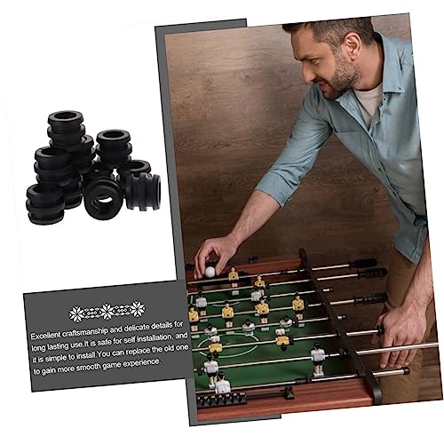 BESPORTBLE 15Pcs Table Football Bearing Rods Bushings Durable Plastic Foosball Machine Accessories for Easy Installation and Replacement of Table Football Parts