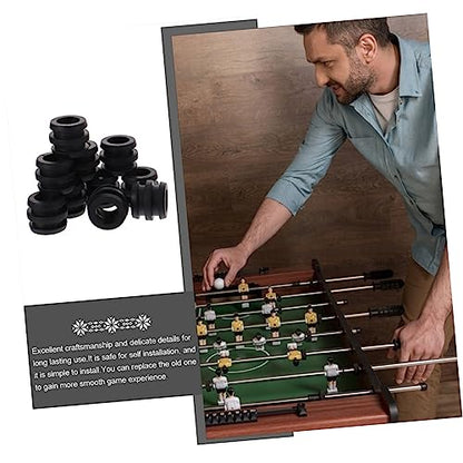 BESPORTBLE 15Pcs Table Football Bearing Rods Bushings Durable Plastic Foosball Machine Accessories for Easy Installation and Replacement of Table Football Parts