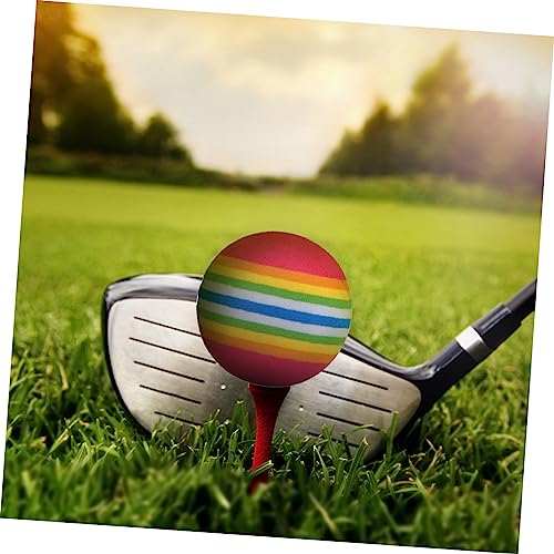 KICHOUSE 25pcs Rainbow Eva Training for Indoor Practice Soft Lightweight Flexible Design Safe for Use Around Furniture and Pets