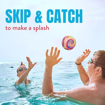 Activ Life The Ultimate Water Skip Balls, Water Bouncing Ball for Swimming Pool, Beach Toys for Friends, Family, Kids and Adults - style: Tie Dye