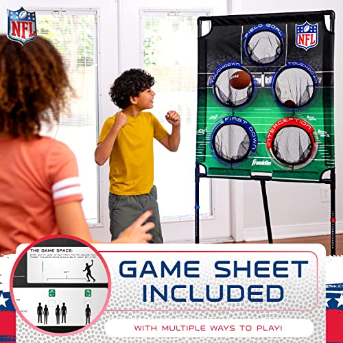 Franklin Sports Target Toss Games - Kids Football + Baseball Target Toss Games for Indoors + Outdoors - Fun Football + Baseball Throwing Games for Kids - Includes Targets + Mini Toy Balls - style: NFL Football