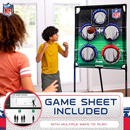 Franklin Sports Target Toss Games - Kids Football + Baseball Target Toss Games for Indoors + Outdoors - Fun Football + Baseball Throwing Games for Kids - Includes Targets + Mini Toy Balls - style: NFL Football