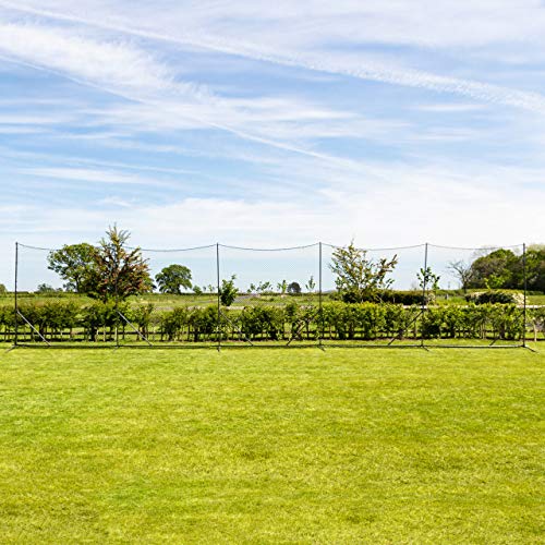 Stop that Ball™ Backstop Net Systems | Multi-Sport Ball Stop Net & Posts | Pop-Up, Freestanding & Socketed Options [7 Sizes] - size: 50ft, style: Freestanding