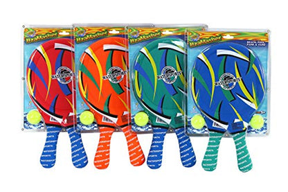 Water Sports Itza Masher Water Paddle and Ball Set of 2 - Water Resistant Outdoor Games - Family Friendly Pool Toys (Colors May Vary)