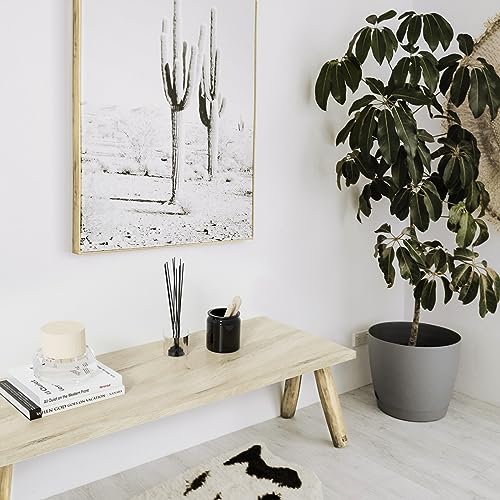 Kaboon Universal Tabletop 40"x18", Solid One-Piece Melamine Table Top, Double Desk L-Desk Floating Desk DIY, Home and Office Countertop, Oak/Grey Tone - color: Oak, size: 40x18
