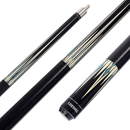 CUESOUL 19oz Pool Cue Sticks with Hard Pool Cue Case - color: E202-E203