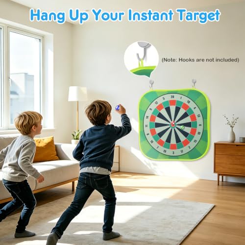 DyBaxa Light Up Golf Game, 4 in 1 Kids Golf Set with 3 LED Targets, Putting Mat, 20 Balls, 1 Golf Clubs, Indoor & Outdoor Summer Golf Chipping Game for Kid, Gifts for Boys and Girls Aged 3+