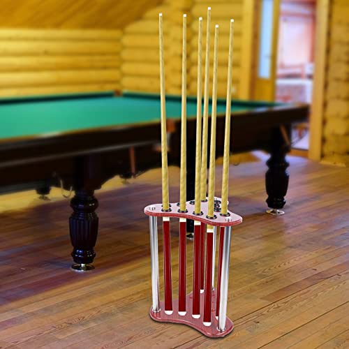 12 Holes-Club Organizers Club Display Billiards Cue Sticks Putter Rack Corner Billiard Ball Poles Holder can Holds 12 Pool Sticks - style: style 8
