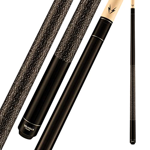 Viking Valhalla 100 Series with Irish Linen Wrap 2 Piece 58” Pool Cue Stick - color: Black, size: 19oz