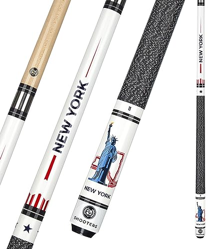 SHOOTERS Billiard Pool Cue Stick - color: New York, size: 20 Oz