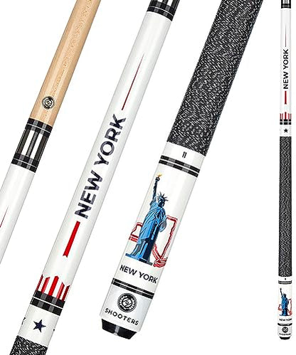 SHOOTERS Billiard Pool Cue Stick - color: New York, size: 20 Oz