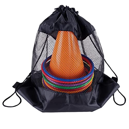 Super Z Outlet 30 Piece Carnival Outdoor Fair Tossing Games Toy Party Set with 12 Rings, 12 Bean Bags, and 6 Cones