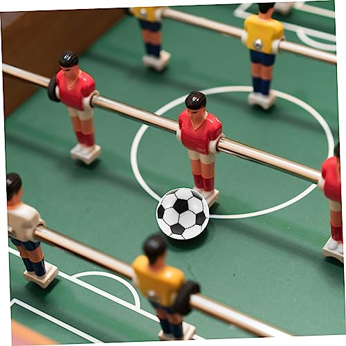 10pcs Injection Small Footballs Foosball Table Balls Mini Sports Balls Boys and Girls Soccer Game Foosball Accessories
