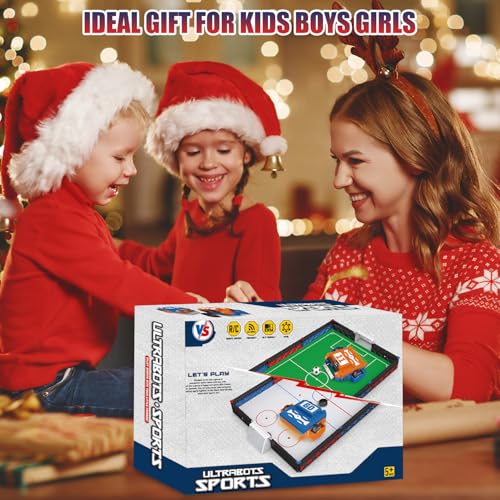 Mostop Remote Control Battle Robots Arena Set, Electronic Soccer Robot Board Game Set for Kids, 2-Player Mini Foosball Table Game, RC Fighting Robots STEM Toy Soccer Gift for Kids 8-12 Boys Girls