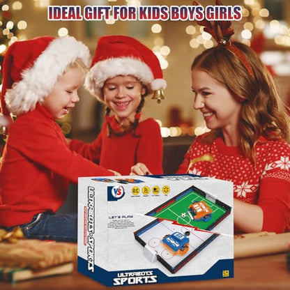 Mostop Remote Control Battle Robots Arena Set, Electronic Soccer Robot Board Game Set for Kids, 2-Player Mini Foosball Table Game, RC Fighting Robots STEM Toy Soccer Gift for Kids 8-12 Boys Girls