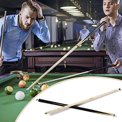 Professional Billiard Cue Sticks Heavy Duty Hardwood 58" Canadian Maple Pool Queue Stick with 13mm Tip,2-Piece,Set of 4