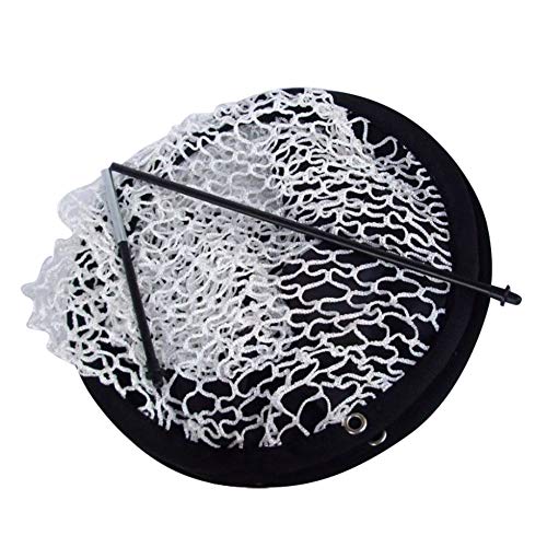 Portable Pitching Golf Target Chipping Hitting Net Basket Golf Practice Net Cage Tent Training Equipment for Indoor Outdoor Garden Grassland Black