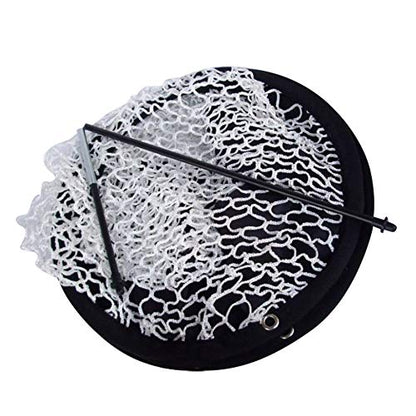 Portable Pitching Golf Target Chipping Hitting Net Basket Golf Practice Net Cage Tent Training Equipment for Indoor Outdoor Garden Grassland Black