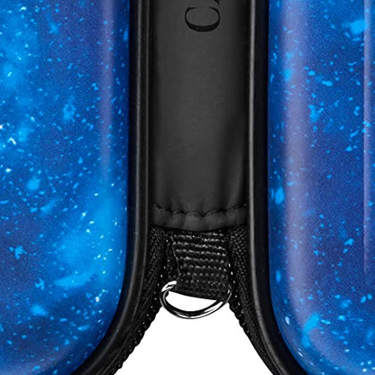 Casemaster Sentinel 6 Dart Case, Holds Extra Accessories, Tips, Shafts and Flights, Compatible with Steel Tip and Soft Tip Darts, Impact & Water Resistant Tactech Shell, Galaxy - color: Tactech Shell Galaxy