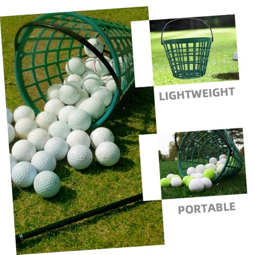 Luxshiny 2pcs Golf Ball Basket Large Capacity Storage Holder for Outdoor Plastic Containers for Balls Easy to Carry and Store - size: 20.00X20.00X15.00CM