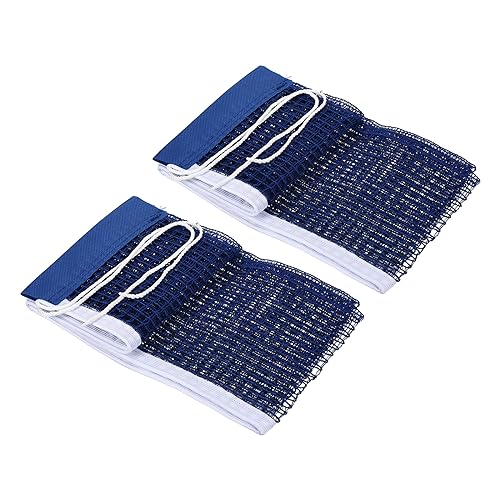 M METERXITY Table Tennis Net Replacement - Ping-Pong Net String Tension Equipment Polyester Cotton Apply to Standard Table - color: Blue