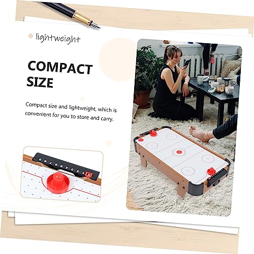 KESYOO 1Pc Mini Table Ice Hockey Game for Lightweight Portable Tabletop Competition with Durable Design Battery Flow for Indoor Fun