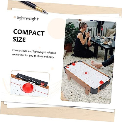 KESYOO 1Pc Mini Table Ice Hockey Game for Lightweight Portable Tabletop Competition with Durable Design Battery Flow for Indoor Fun