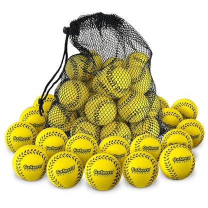 GoSports Mini Foam Baseballs - 20 or 50 Pack for Pitching Machines and Batting Accuracy Training - size: Mini 50 Pack