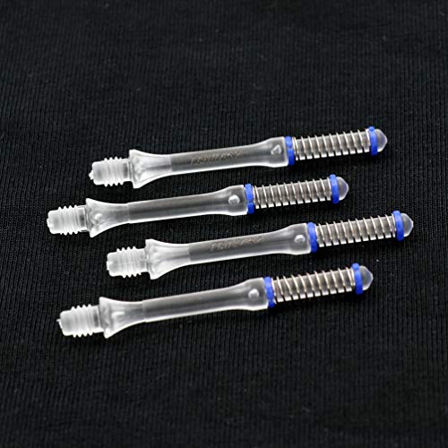 CUESOUL TERO AK7 Slim Dart Shafts S/M/L Built-in Spring Telescopic for Steel Tip Darts and Soft Tip Darts,Set of 3 pcs - color: Pure, size: Shaft Length-40mm