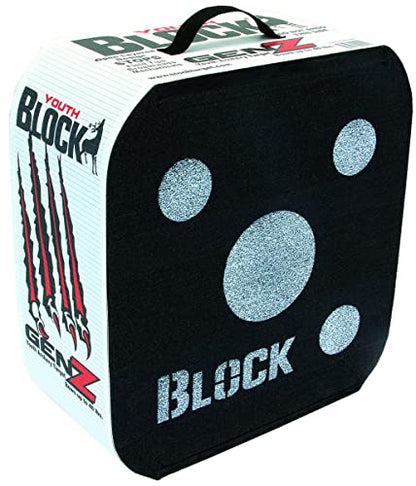 Block GenZ 16" Youth Open Archery Target, 40Lb Draw, Easy Removal, Multi-Color - style: GenZ (16")