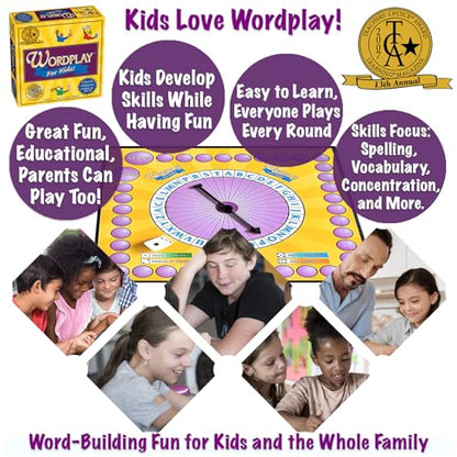 Wordplay for Kids — A Fast-Paced, Award-Winning Game Filled with Fun Word Challenges — Great for the Whole Family, Ages 6 & Up