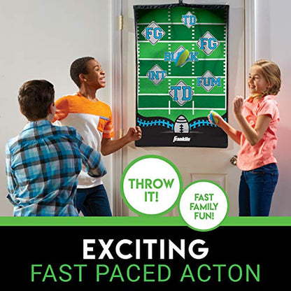 Franklin Sports MLB and NFL Target Toss Game - Kids Over The Door Mini Throwing Game - Perfect Indoor Toy for Kids - style: Football