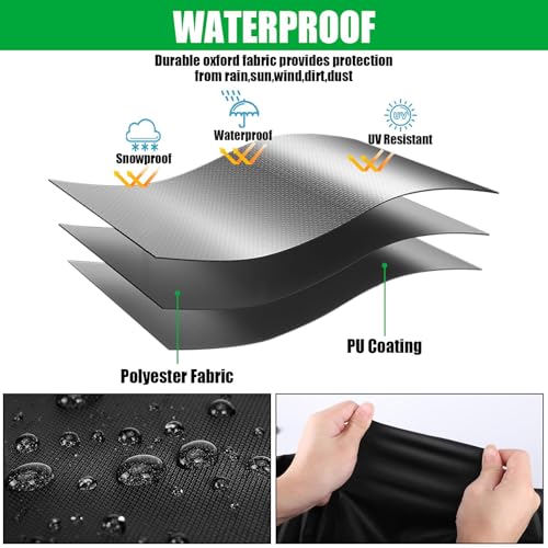 36 Inch Outdoor Prep Table Cover,Waterproof Patio Stainless Steel Table Work Cover,Outdoor Grill Cart Pizza Oven Tables Covers - 36 x 24 x 35 Inch - size: 36" x 24" x 35" Inch