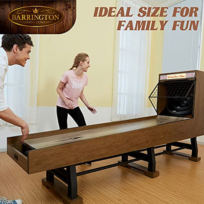 Barrington Roll and Score Multiple Styles Roll & Score Classic Arcade Game Collection, Durable & Stylish Designs with Game Balls, Perfect for Family Game Rooms - style: 10 Ft Tan & Brown