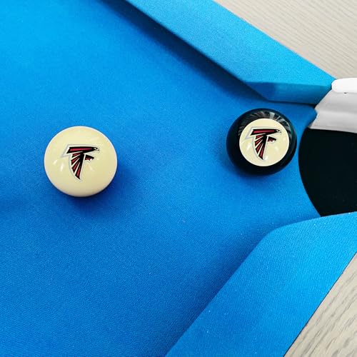 Imperial NFL Logo Cue Ball & 8 Ball Combo Set - color: Atlanta Falcons, White