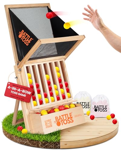 – Indoor/Outdoor Toss Game for Adults & Kids | Fast-Paced Strategy Game for Parties, Tailgates, BBQs & Game Nights | Wall-Mount or Floor Play
