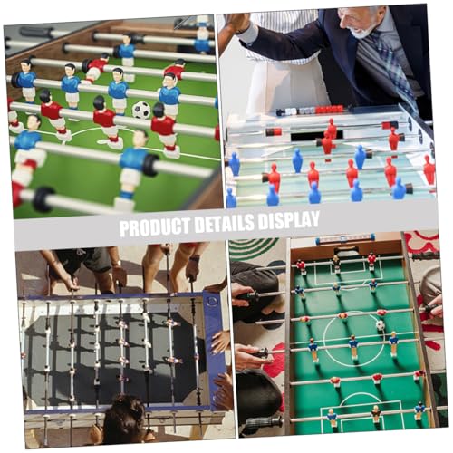 Kisangel 4pcs Table Soccer Rods Durable Game Machine Accessories for Foosball Tables Easy Assembly