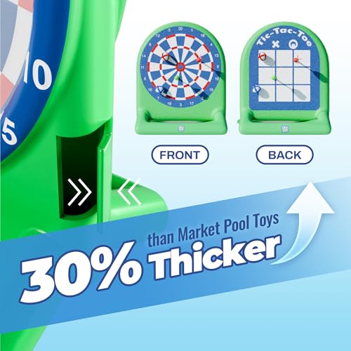 Funscape Kids Inflatable Tic-Tac-Toe Pool Toy, Fun Swimming Pool Soft Ball Toss Game, Outdoor Yard Water Target Sports Activity, Cool Summer Beach Party Gift 3 4 5 6 7 8 Yr Boy Girl Child-Tic-Tac-Toe - style: Tic-Tac-Toe